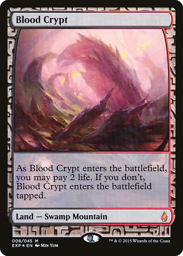 Blood Crypt (EXP-008)  Foil - Zendikar Expeditions