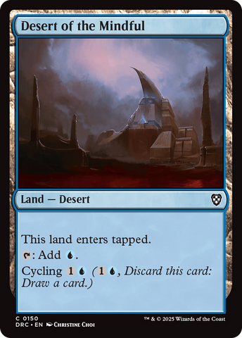 Desert of the Mindful (DRC-150) - Commander: Aetherdrift