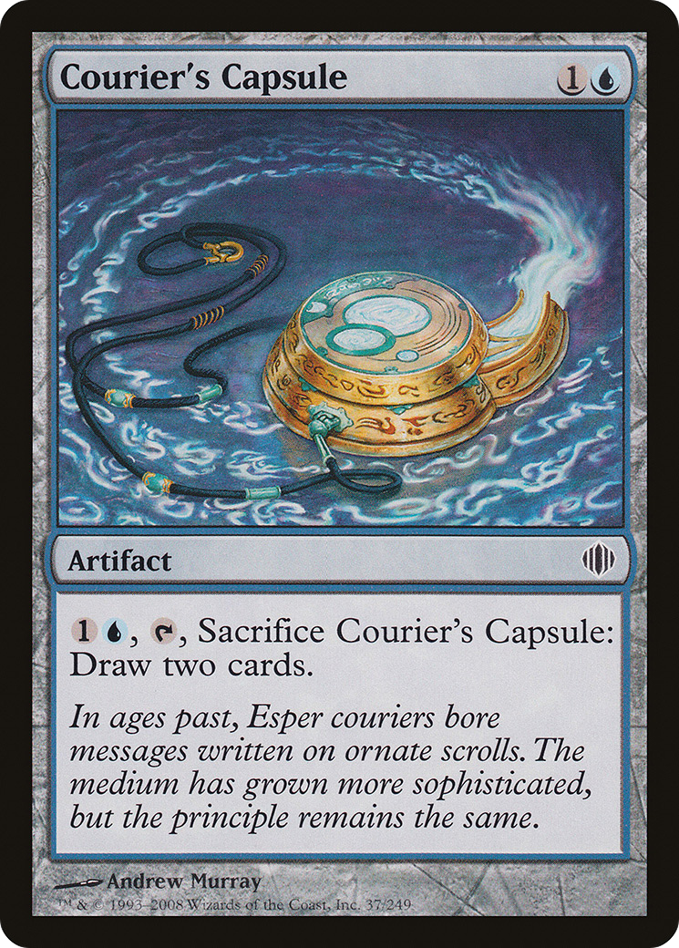 Courier's Capsule (ALA-037)  Foil - Shards of Alara