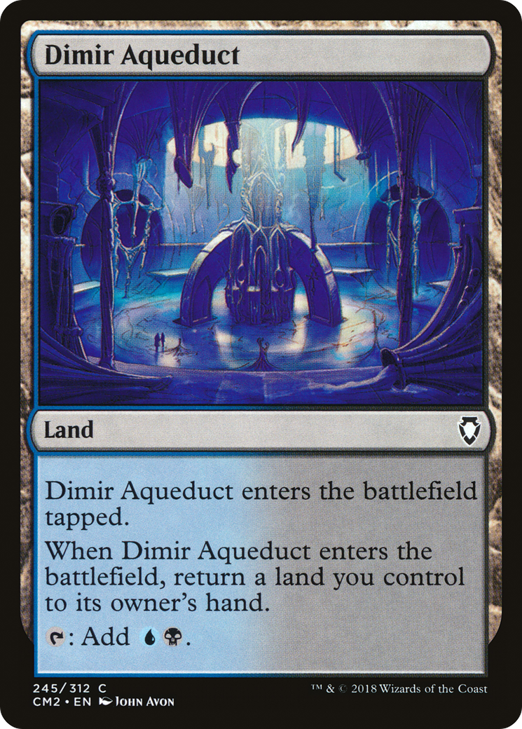 Dimir Aqueduct (CM2-245)  - Commander Anthology Volume II