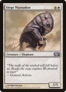 Siege Mastodon (M12-034)  Foil - Magic 2012