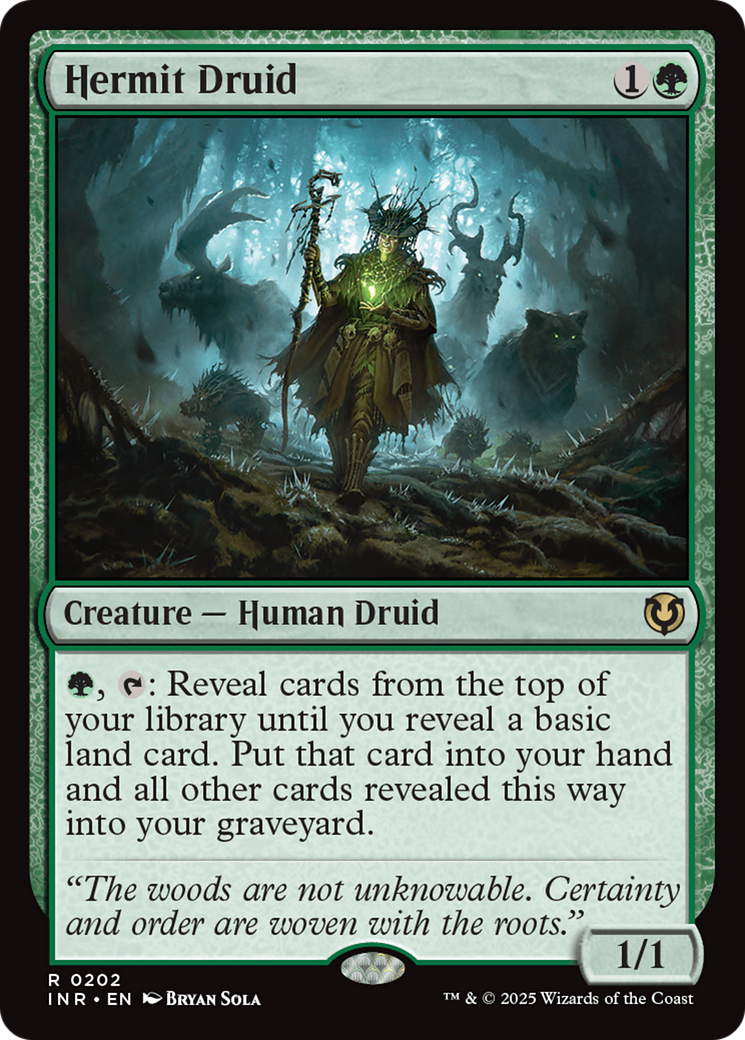 Hermit Druid (INR-202)  Foil - Innistrad Remastered