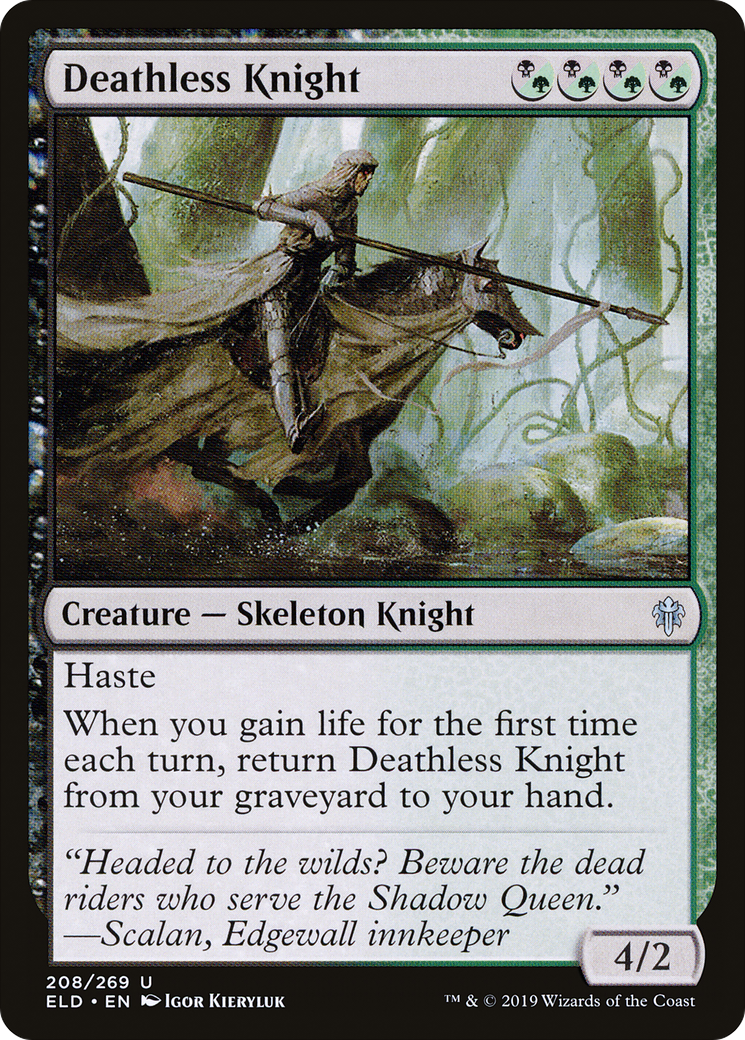 Deathless Knight (ELD-208)  Foil - Throne of Eldraine