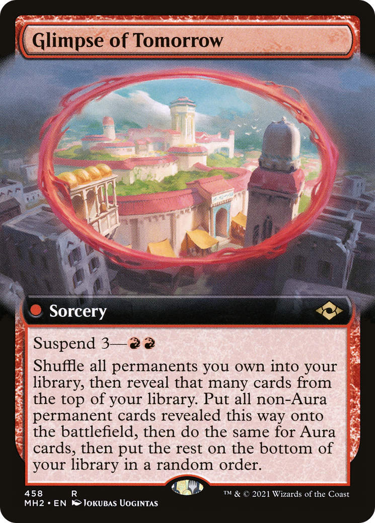Glimpse of Tomorrow (Extended Art) (MH2-458)  Foil - Modern Horizons 2: (Extended Art)