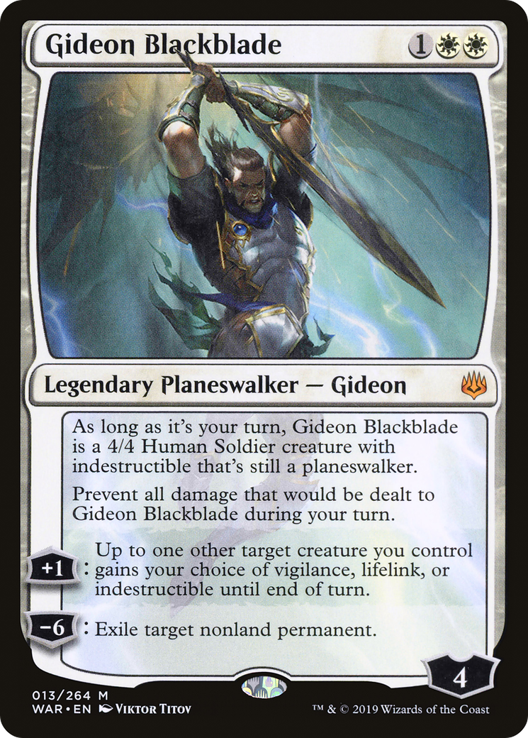 Gideon Blackblade (WAR-013)  - War of the Spark