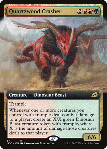 Quartzwood Crasher (Extended Art) (IKO-341)  - Ikoria: Lair of Behemoths