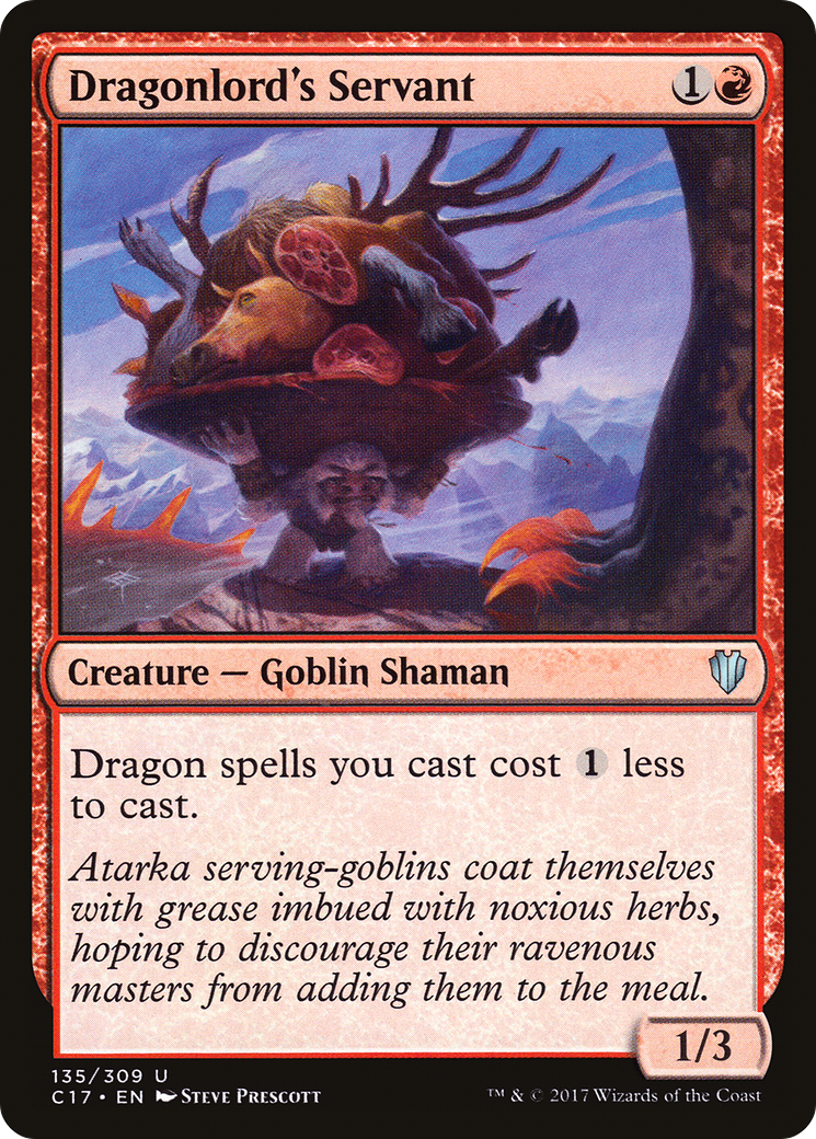 Dragonlord's Servant (C17-135)  - Commander 2017