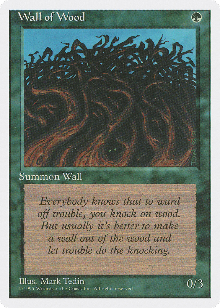 Wall of Wood (4ED-)  - Fourth Edition