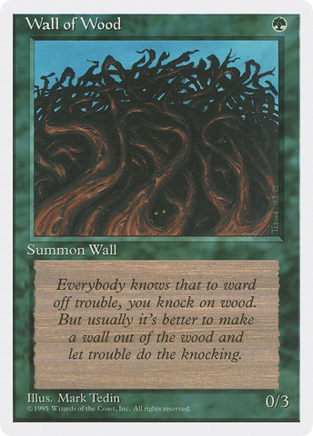 Wall of Wood (4ED-)  - Fourth Edition