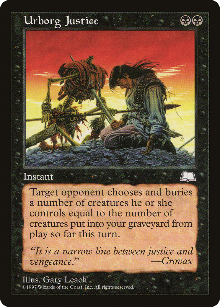 Urborg Justice (WTH-)  - Weatherlight