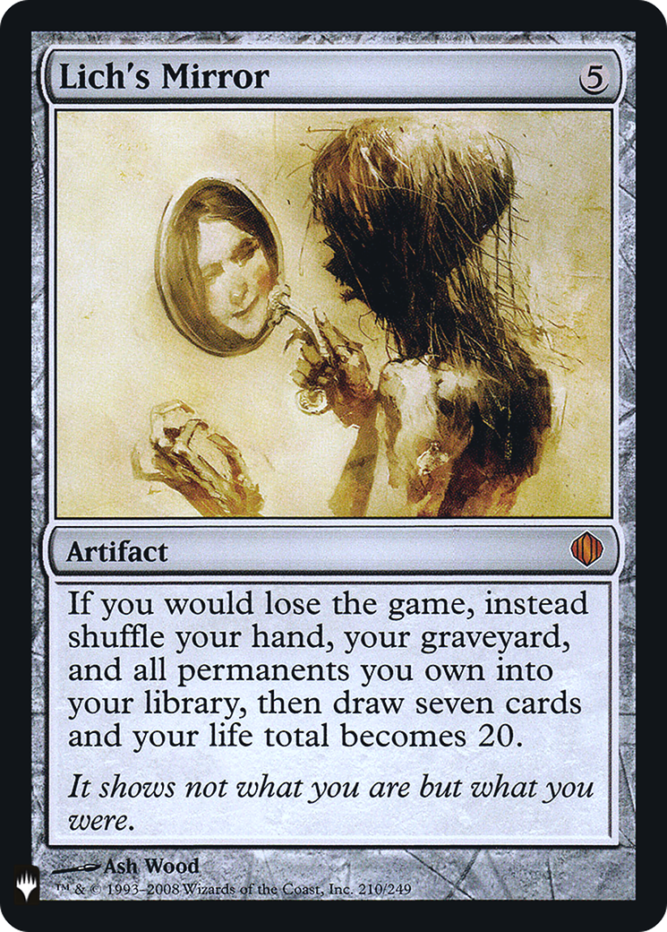 Lich's Mirror (LIST-210)  Foil - The List