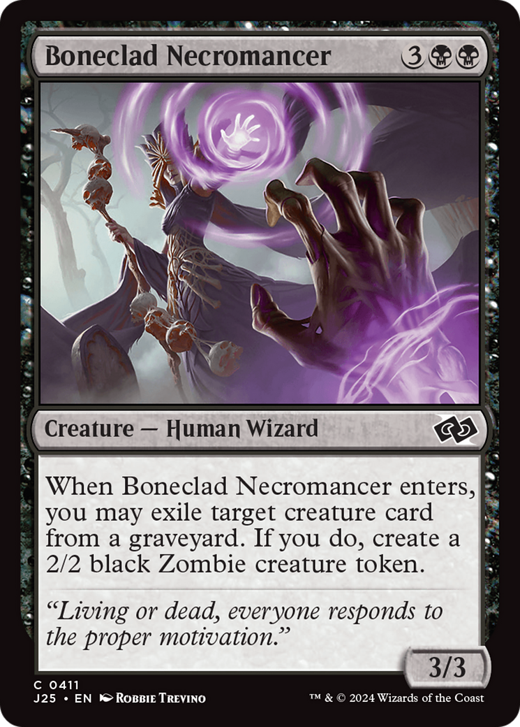 Boneclad Necromancer (J25-411)  - Foundations Jumpstart