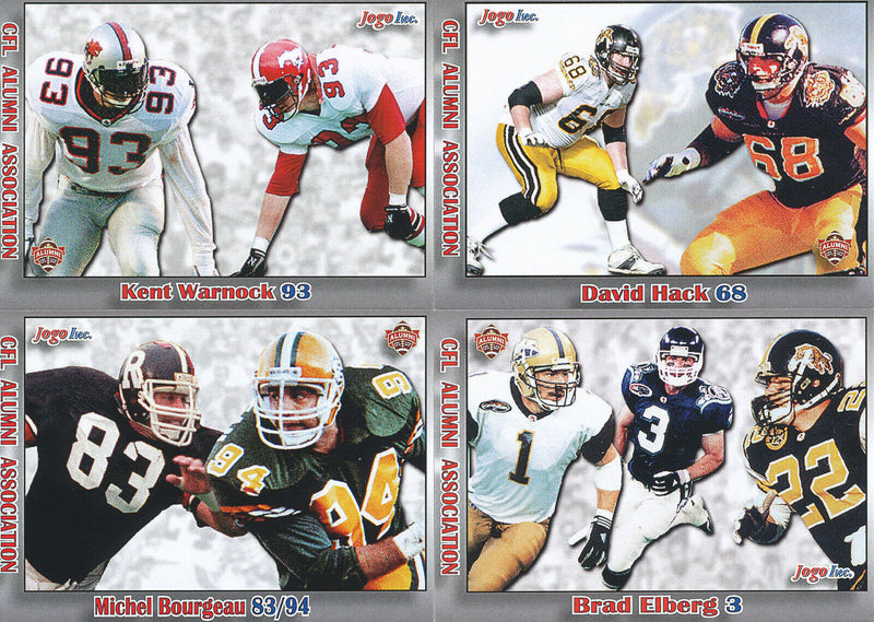 2014 Jogo CFL Alumni Association Series 4 Set of 20 Cards (