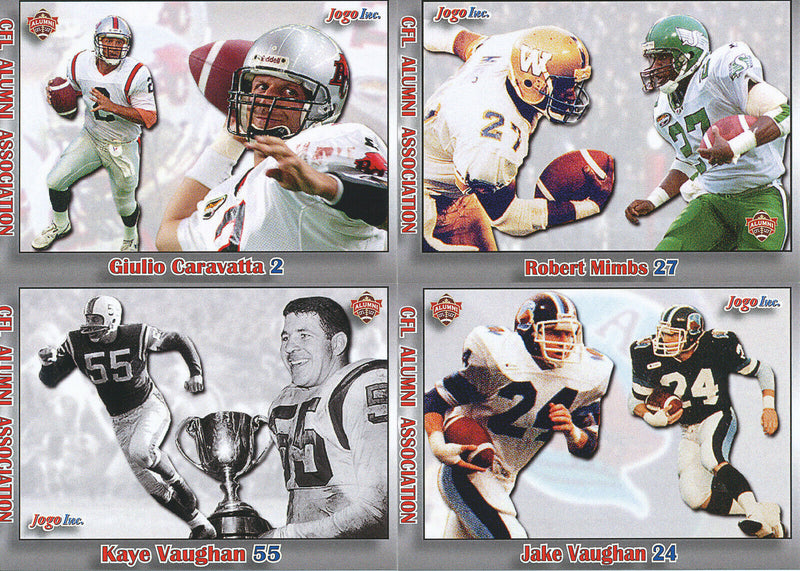 2014 Jogo CFL Alumni Association Series 5 Set of 20 Cards (
