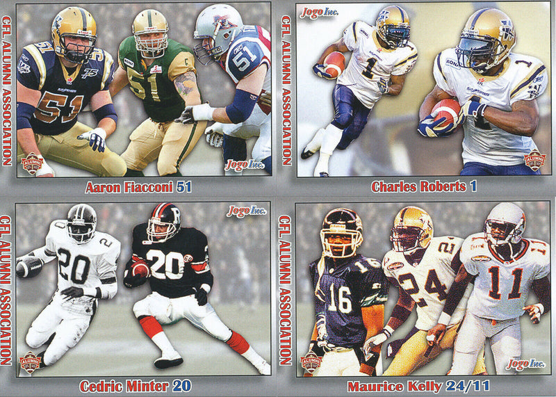 2015 Jogo CFL Alumni Association Series 10 Set of 20 Cards (