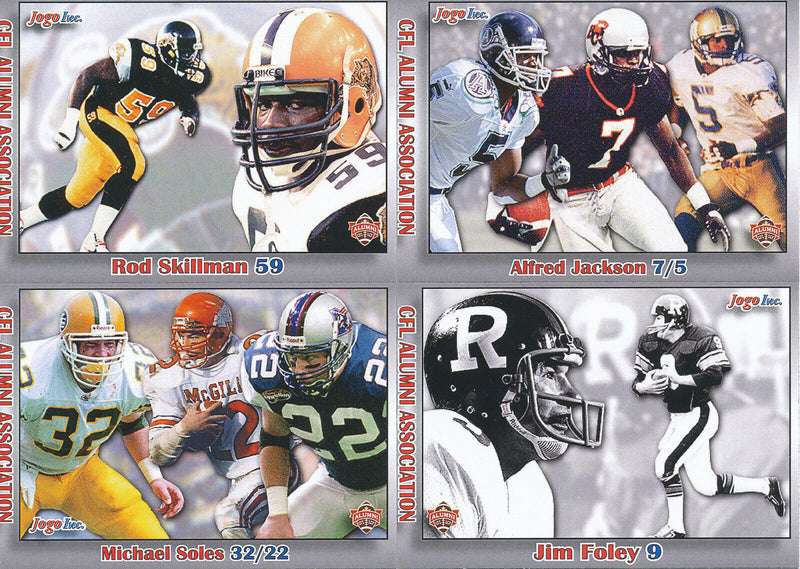 2015 Jogo CFL Alumni Association Series 8 Set of 20 Cards (
