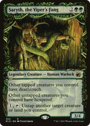 Saryth, the Viper's Fang (Showcase) (MID-304)  Foil - Innistrad: Midnight Hunt: (Showcase)