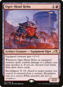 Ogre-Head Helm (NEO-155)  Foil - Kamigawa: Neon Dynasty