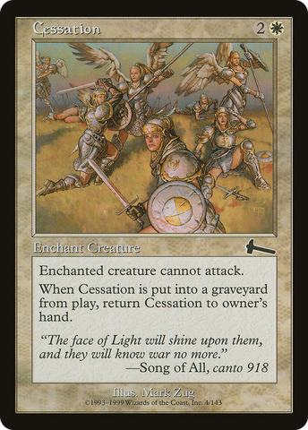 Cessation (ULG-004)  Foil - Urza's Legacy