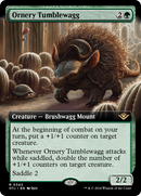 Ornery Tumblewagg (Extended Art) (OTJ-342)  Foil - Outlaws of Thunder Junction: (Extended Art)