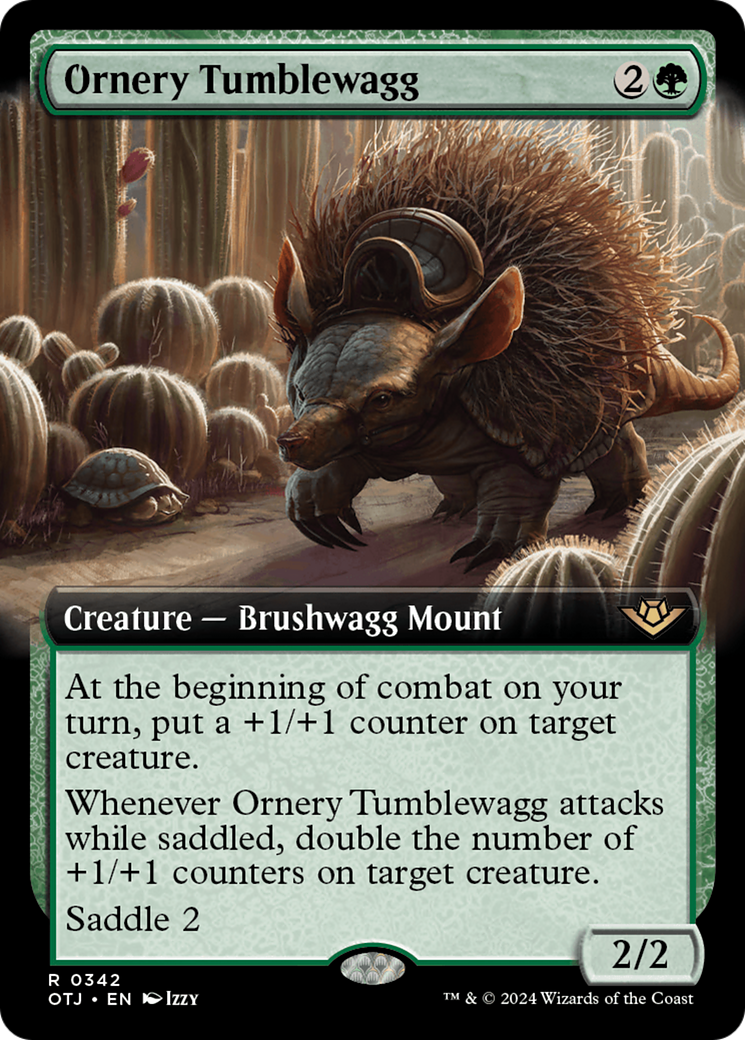 Ornery Tumblewagg (Extended Art) (OTJ-342)  Foil - Outlaws of Thunder Junction: (Extended Art)