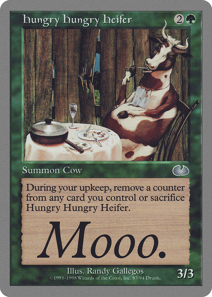 Hungry Hungry Heifer (UGL-063)  - Unglued