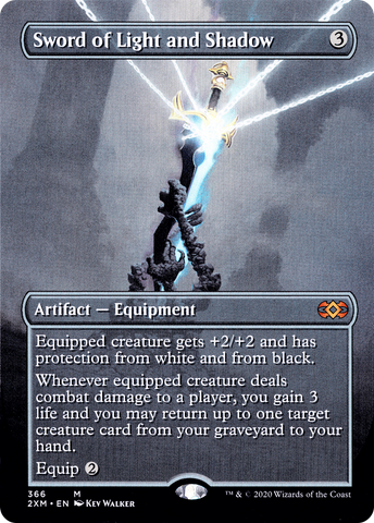 Sword of Light and Shadow (Borderless) (2XM-366)  Foil - Double Masters