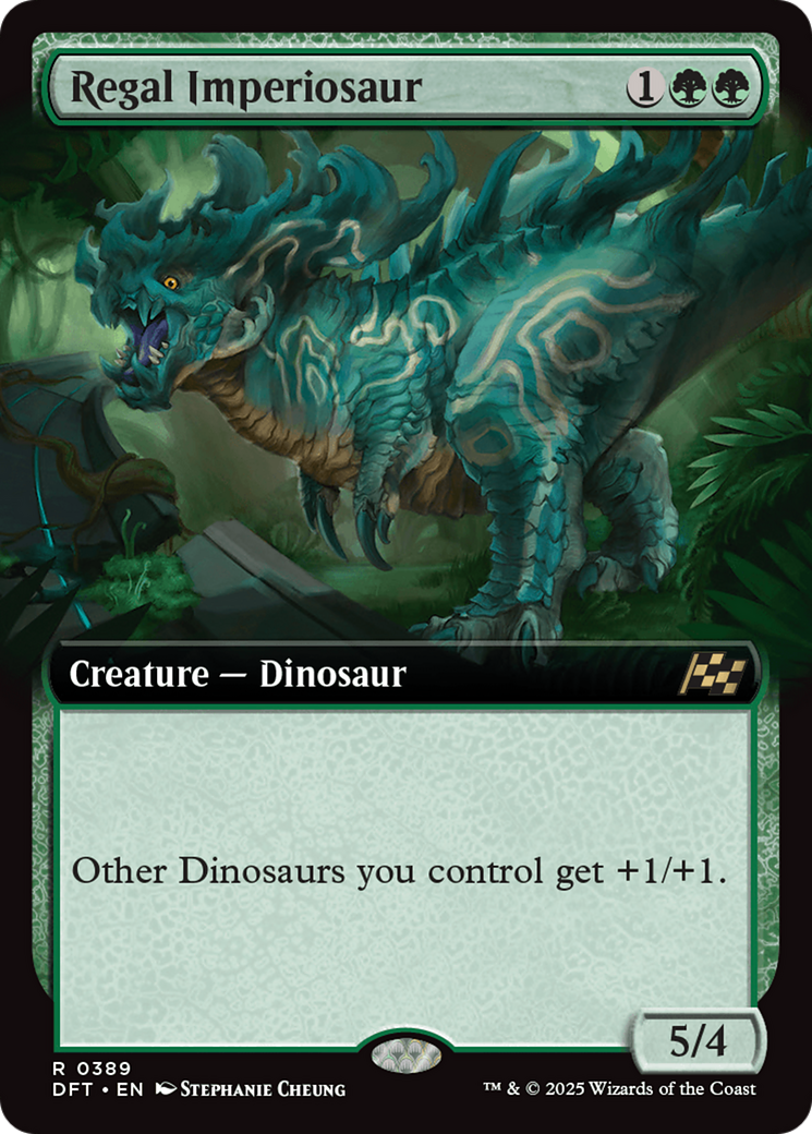 Regal Imperiosaur (Extended Art) (DFT-389) - Aetherdrift: (Extended Art)