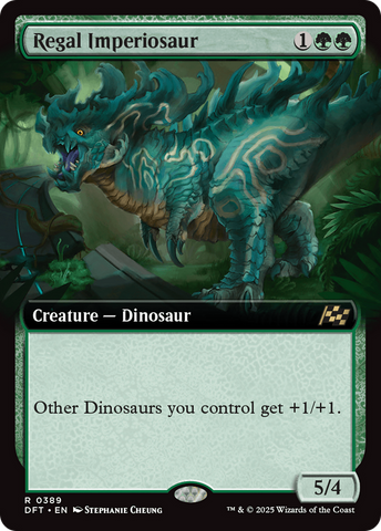 Regal Imperiosaur (Extended Art) (DFT-389)  - Aetherdrift: (Extended Art)