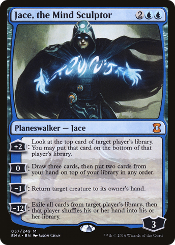 Jace, the Mind Sculptor (EMA-057)  Foil - Eternal Masters