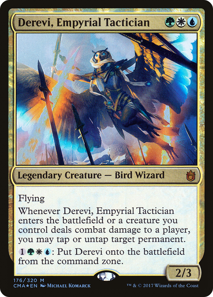 Derevi, Empyrial Tactician (CMA-176)  Foil - Commander Anthology