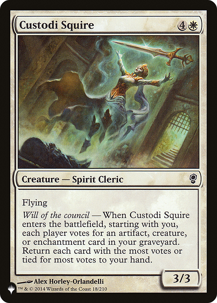 Custodi Squire (LIST-CNS-18) - The List