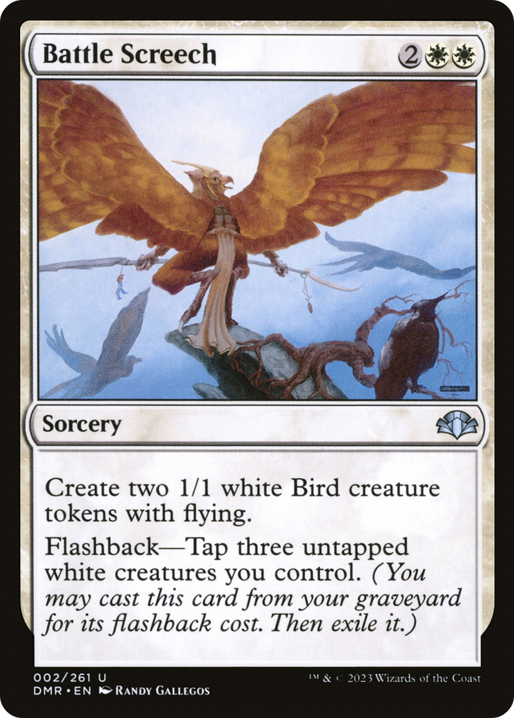Battle Screech (DMR-002)  Foil - Dominaria Remastered