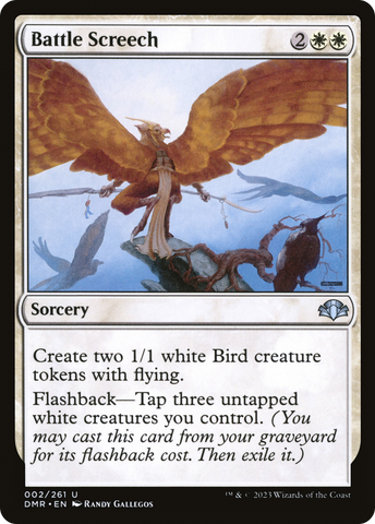Battle Screech (DMR-002)  Foil - Dominaria Remastered
