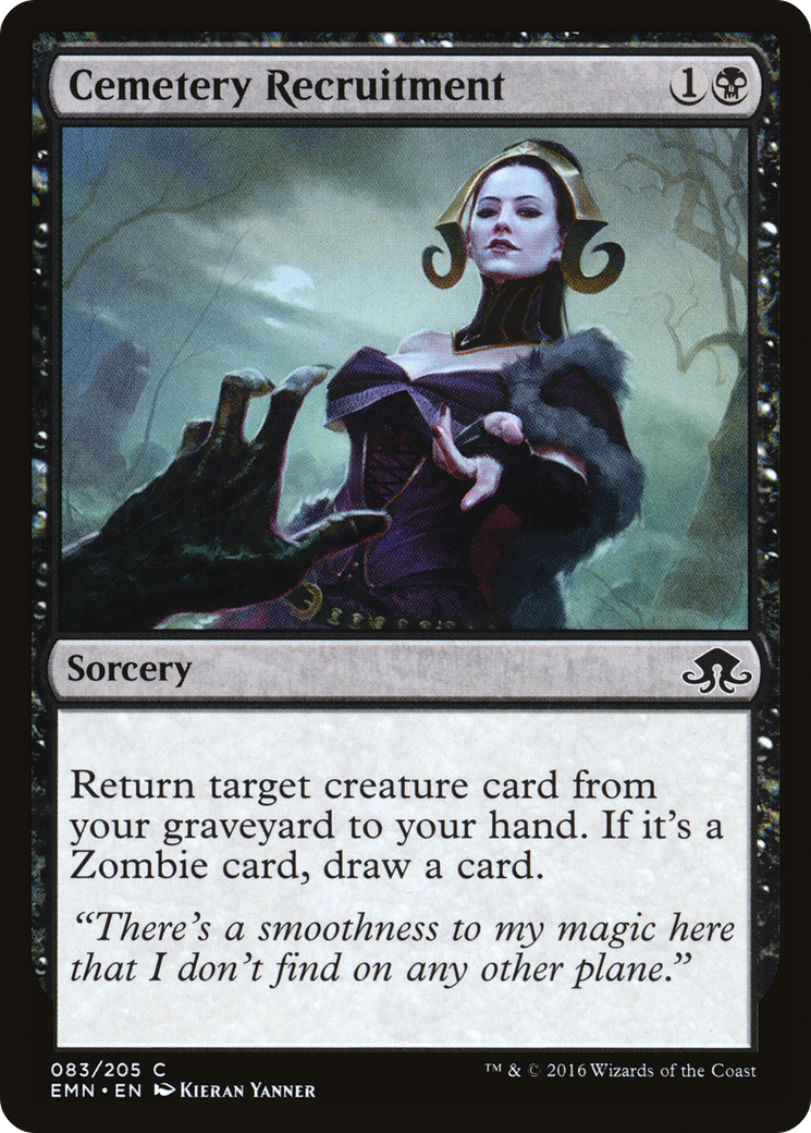Cemetery Recruitment (EMN-083)  - Eldritch Moon