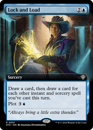 Lock and Load (Extended Art) (OTC-051)  - Outlaws of Thunder Junction Commander: (Extended Art)
