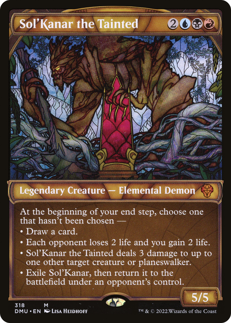 Sol'Kanar the Tainted (Showcase) (DMU-318)  - Dominaria United: (Showcase)
