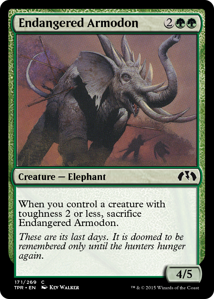Endangered Armodon (TPR-171)  Foil - Tempest Remastered