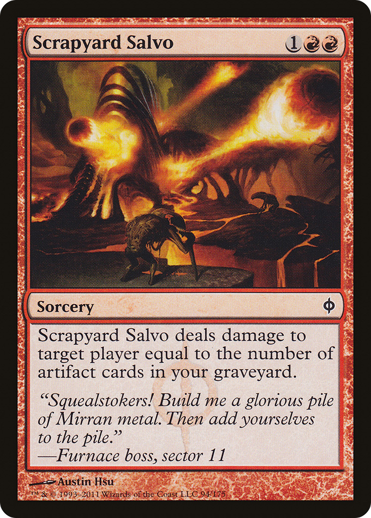 Scrapyard Salvo (NPH-094)  - New Phyrexia