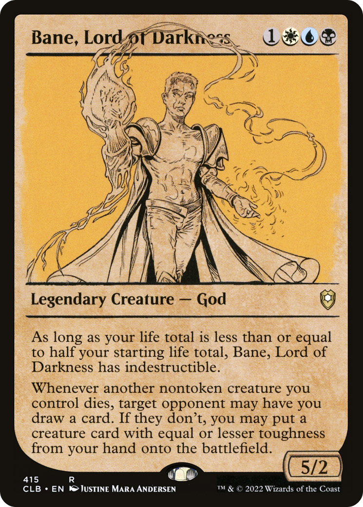 Bane, Lord of Darkness (Showcase) (CLB-415)  - Commander Legends: Battle for Baldur's Gate: (Showcase)