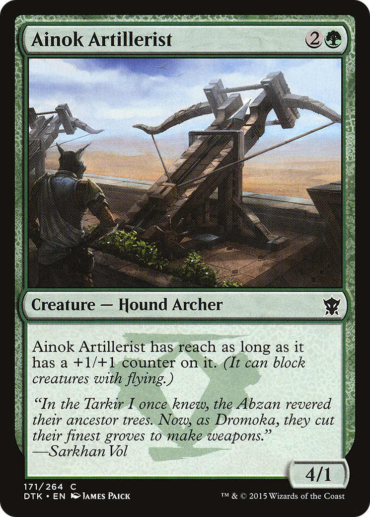 Ainok Artillerist (DTK-171)  Foil - Dragons of Tarkir