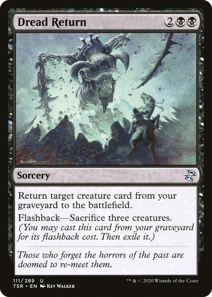 Dread Return (TSR-111)  Foil - Time Spiral Remastered
