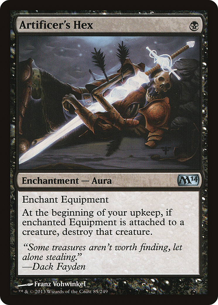 Artificer's Hex (M14-085)  - Magic 2014