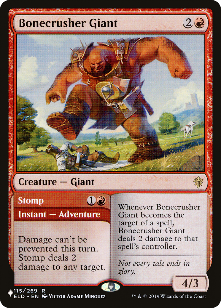 Bonecrusher Giant // Stomp (LIST-ELD-115)  - The List