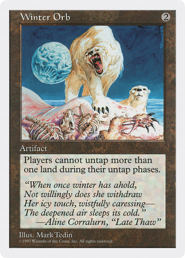 Winter Orb (5ED-408)  - Fifth Edition
