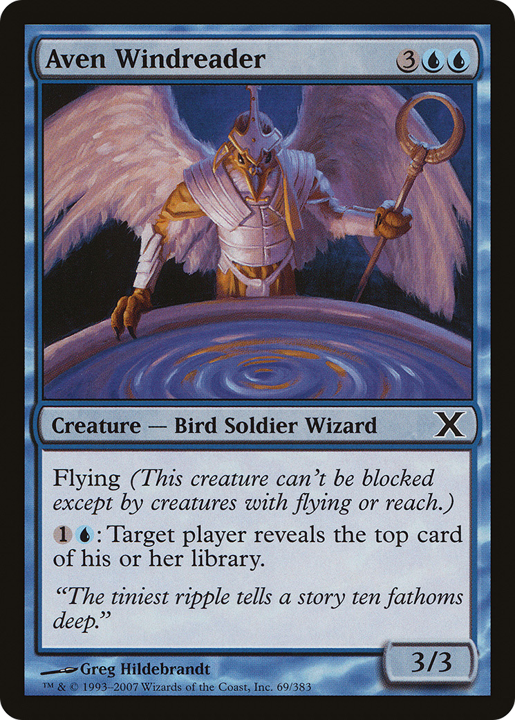 Aven Windreader (10E-069)  - Tenth Edition