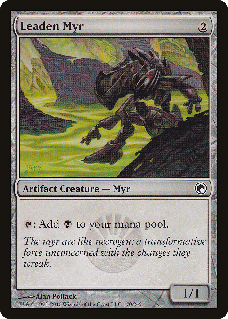 Leaden Myr (SOM-170)  Foil - Scars of Mirrodin