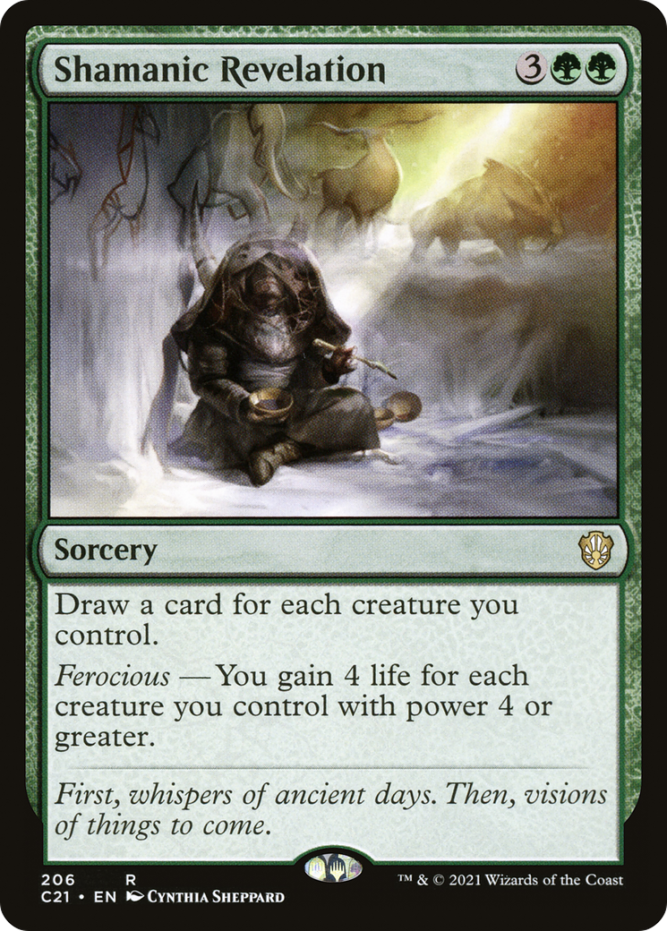 Shamanic Revelation (C21-206)  - Commander 2021