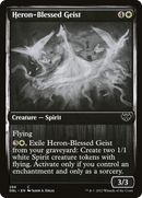 Heron-Blessed Geist (DBL-286)  Foil - Innistrad: Double Feature