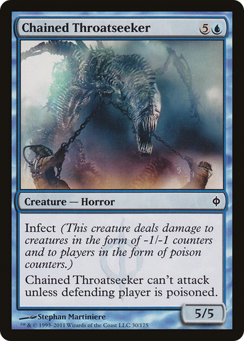 Chained Throatseeker (NPH-030)  - New Phyrexia